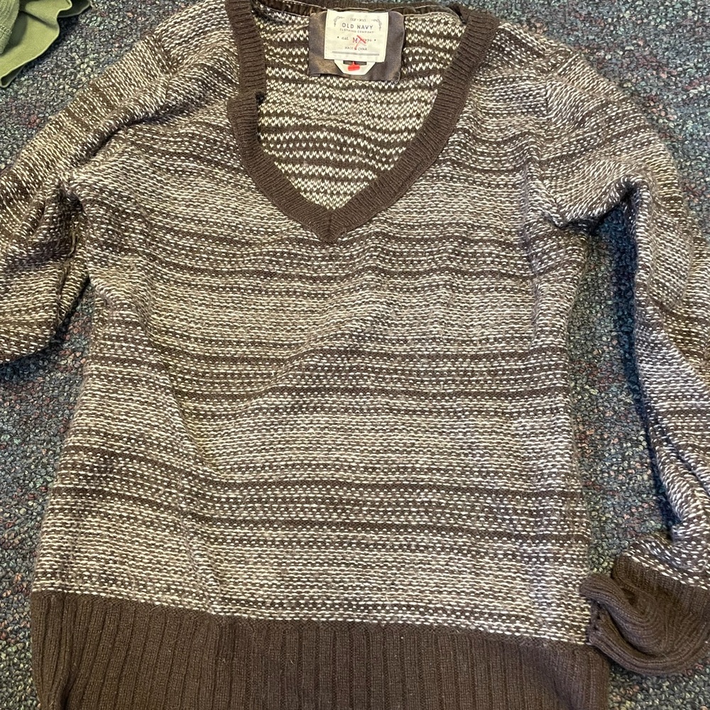 Brown sweater
